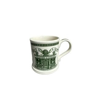 Vintage Mason's Ironstone England 1988 Crabtree & Evelyn Green Coffee Tea Mug